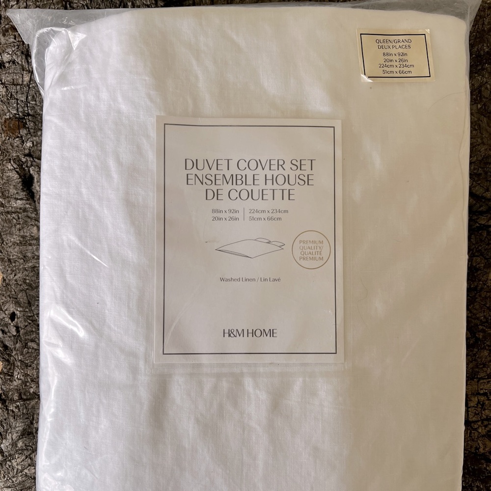 Linen Duvet Set - Queen